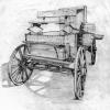 Sketch of the cook wagon