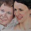 A wedding portrait in a casual format. 11"x14" colored pencil on Stonehenge archival paper. Was selected for Colored Pencil Society's Online Exhibit; Explore This! 5. 